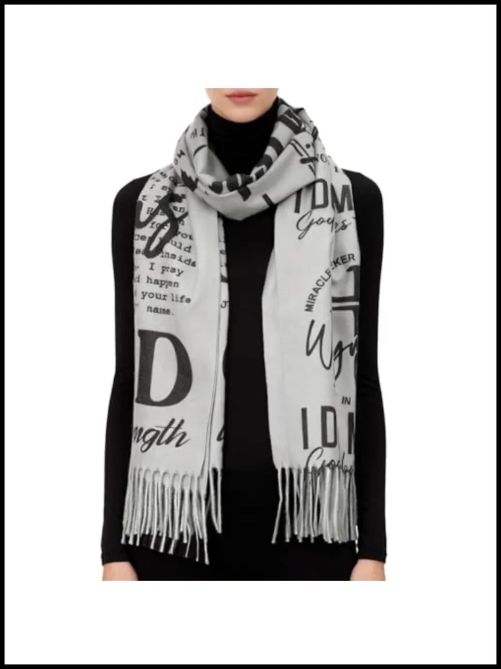 Pashmina Prayer Shawl Wrap for Women Religious Christian Gift